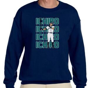 Seattle Mariners Ichiro Suzuki Baseball Sweatshirt